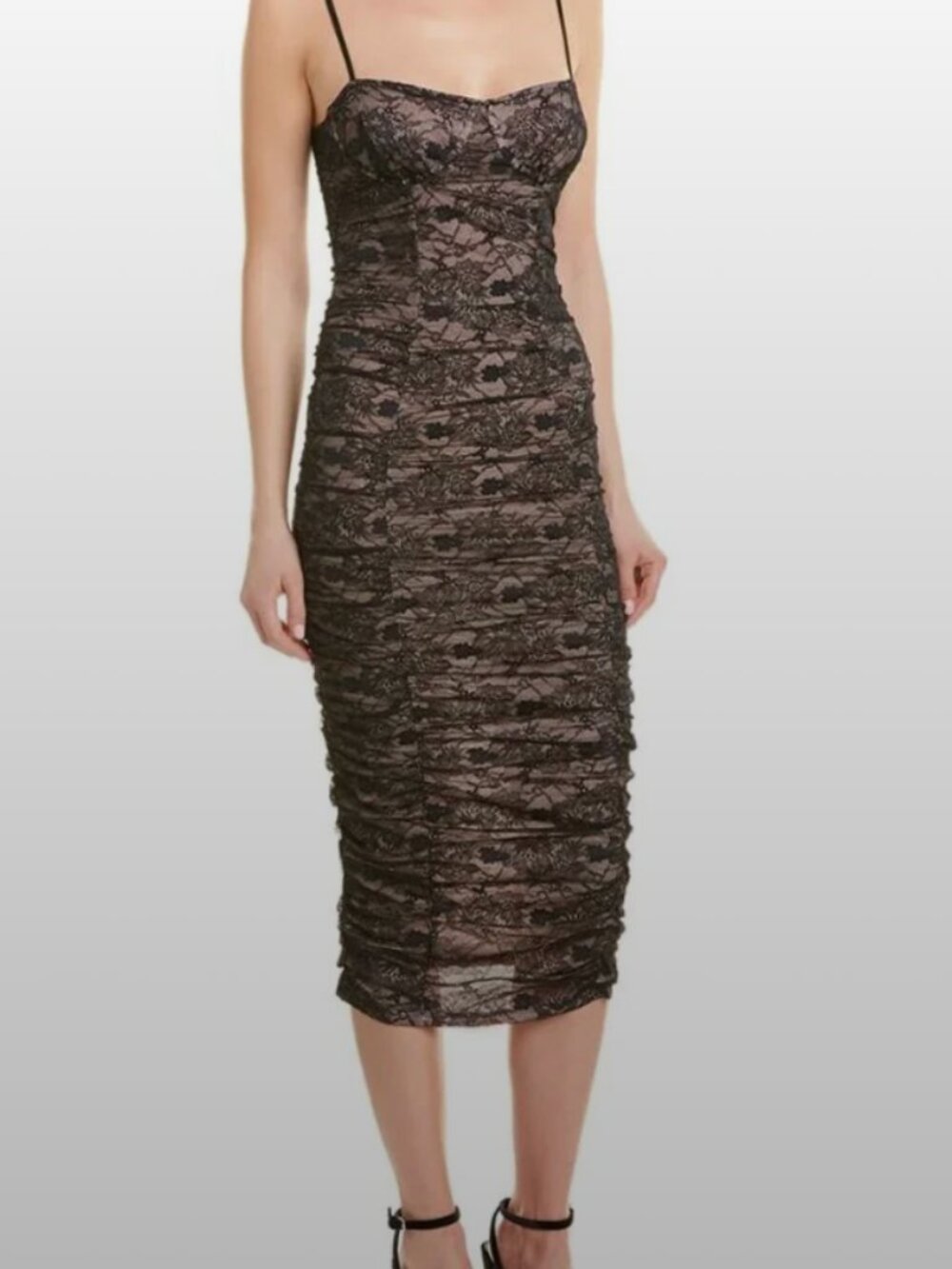 FOR LOVE & LEMONS x JAIME KING BLACK ANA SHEATH DRESS NWT / SMALL
